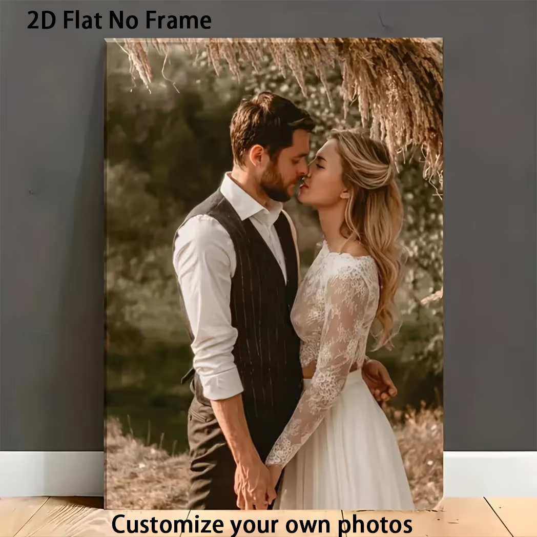 Home Decor Happy - Custom Photo Canvas Poster — Multiple