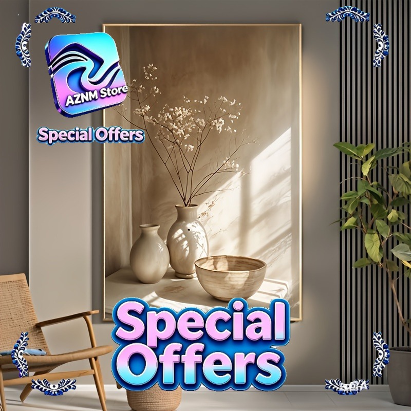 Home Decor Vase With Flowers - Art Deco Retro Floral Vase Canvas