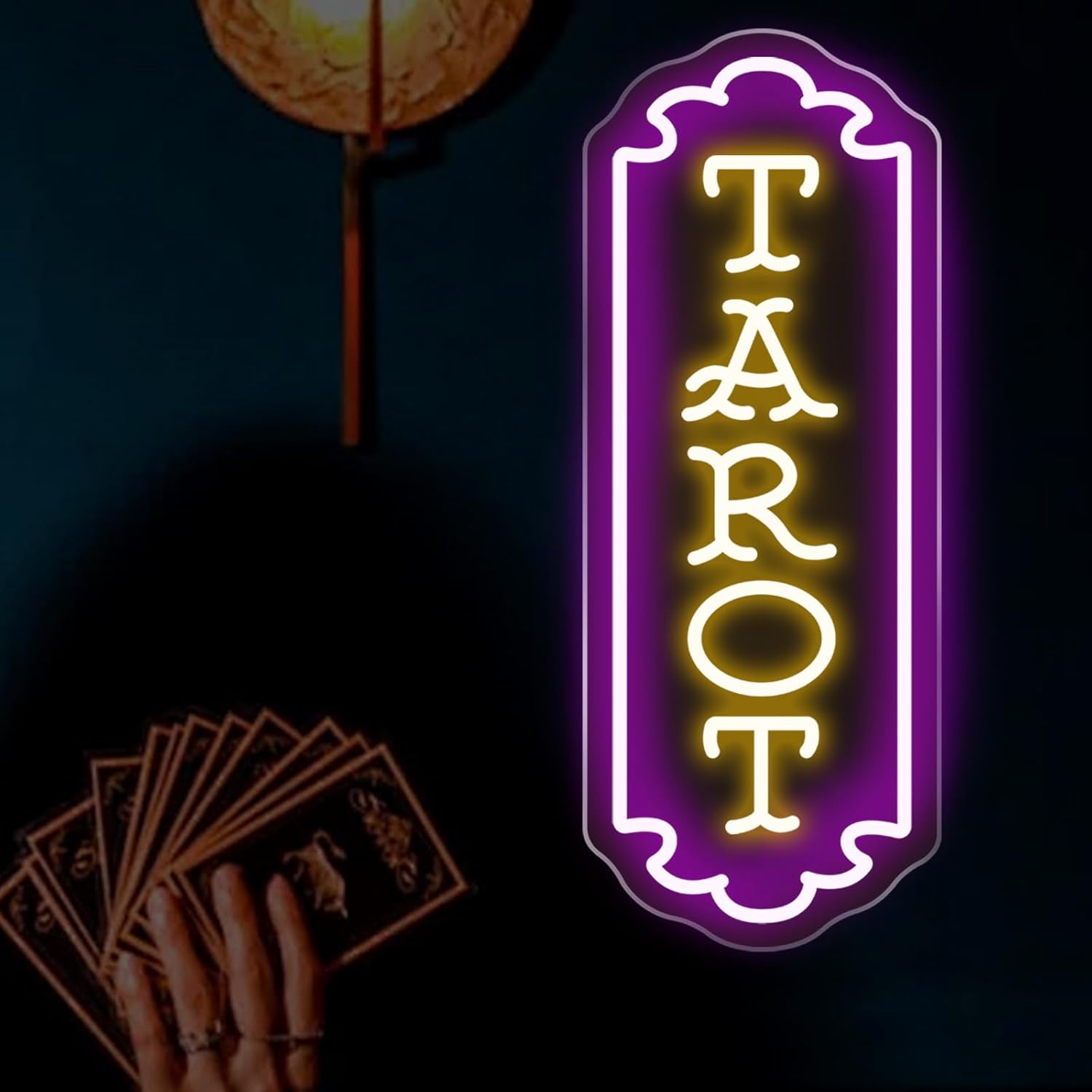Home Decor For Birthday - Tarot Neon Sign USB Powered Mystical