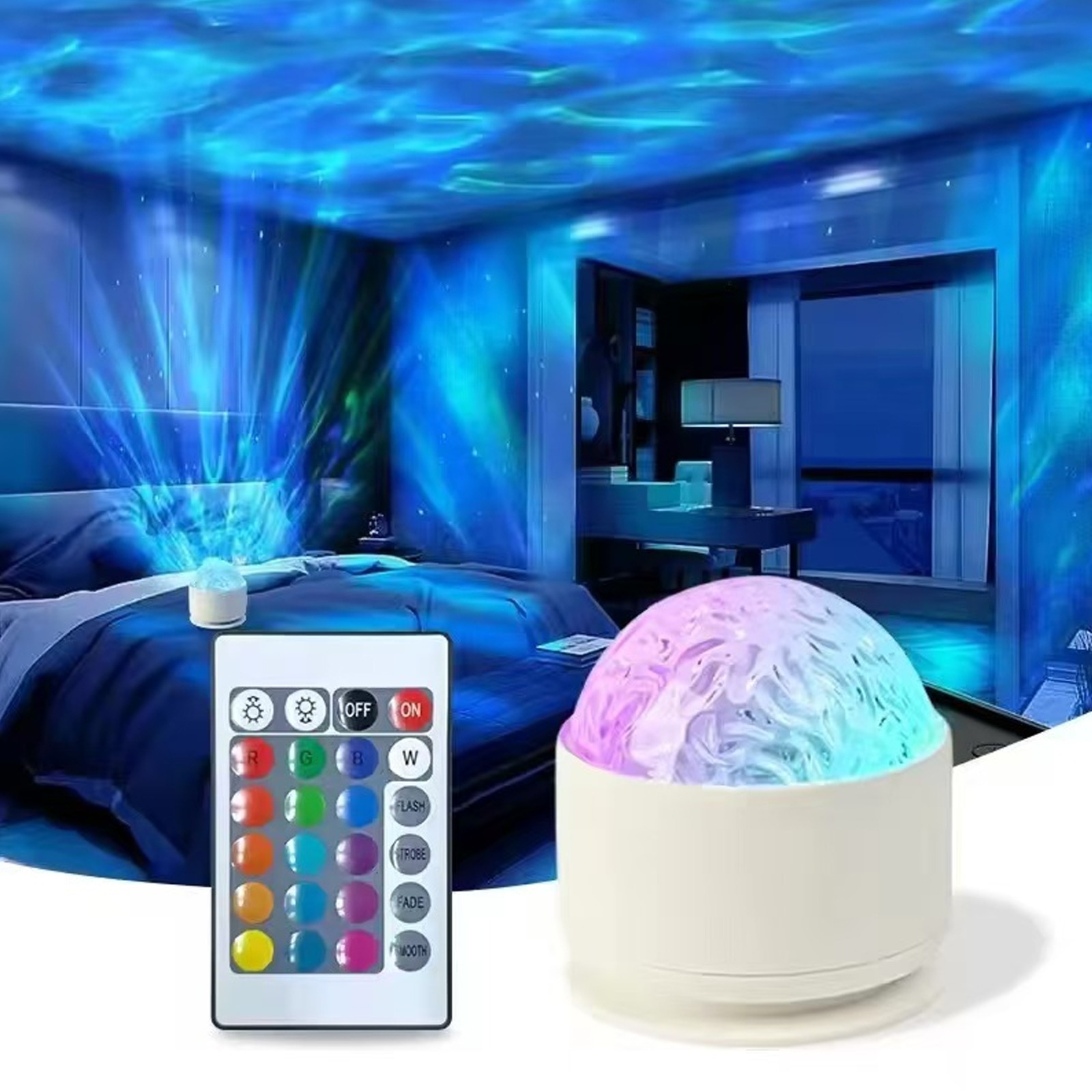Home Decor Living Room Ideas - 1pcs 2-in-1 Aurora Borealis & Star