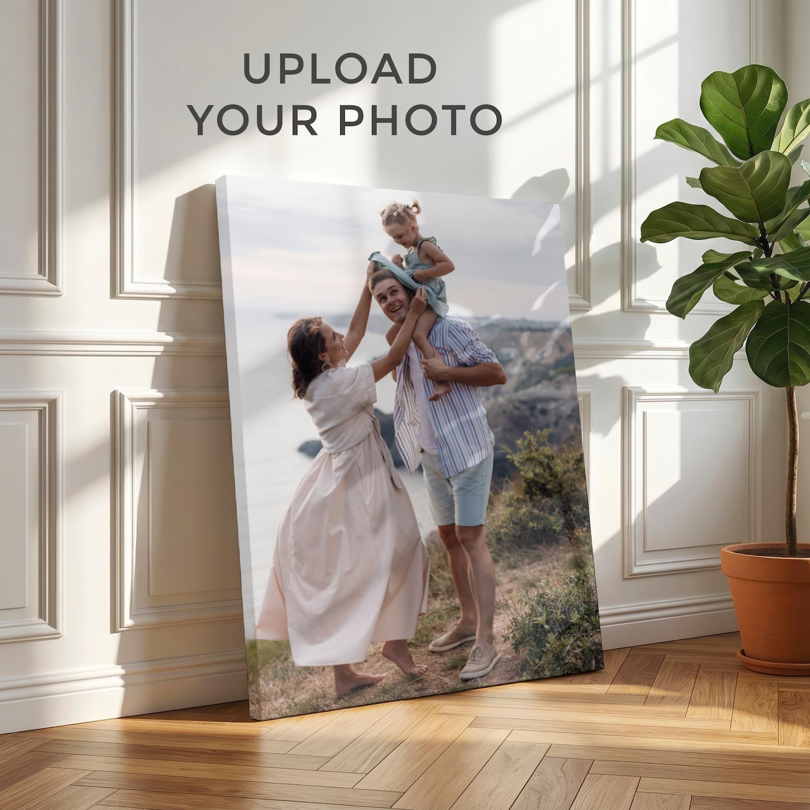 Home Decor Canvas - Personalized photo canvas, custom family wall