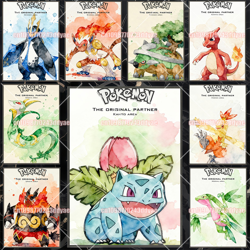 Home Decor Canvas - Japanese Anime Pokemon Pikachu Canvas Painting