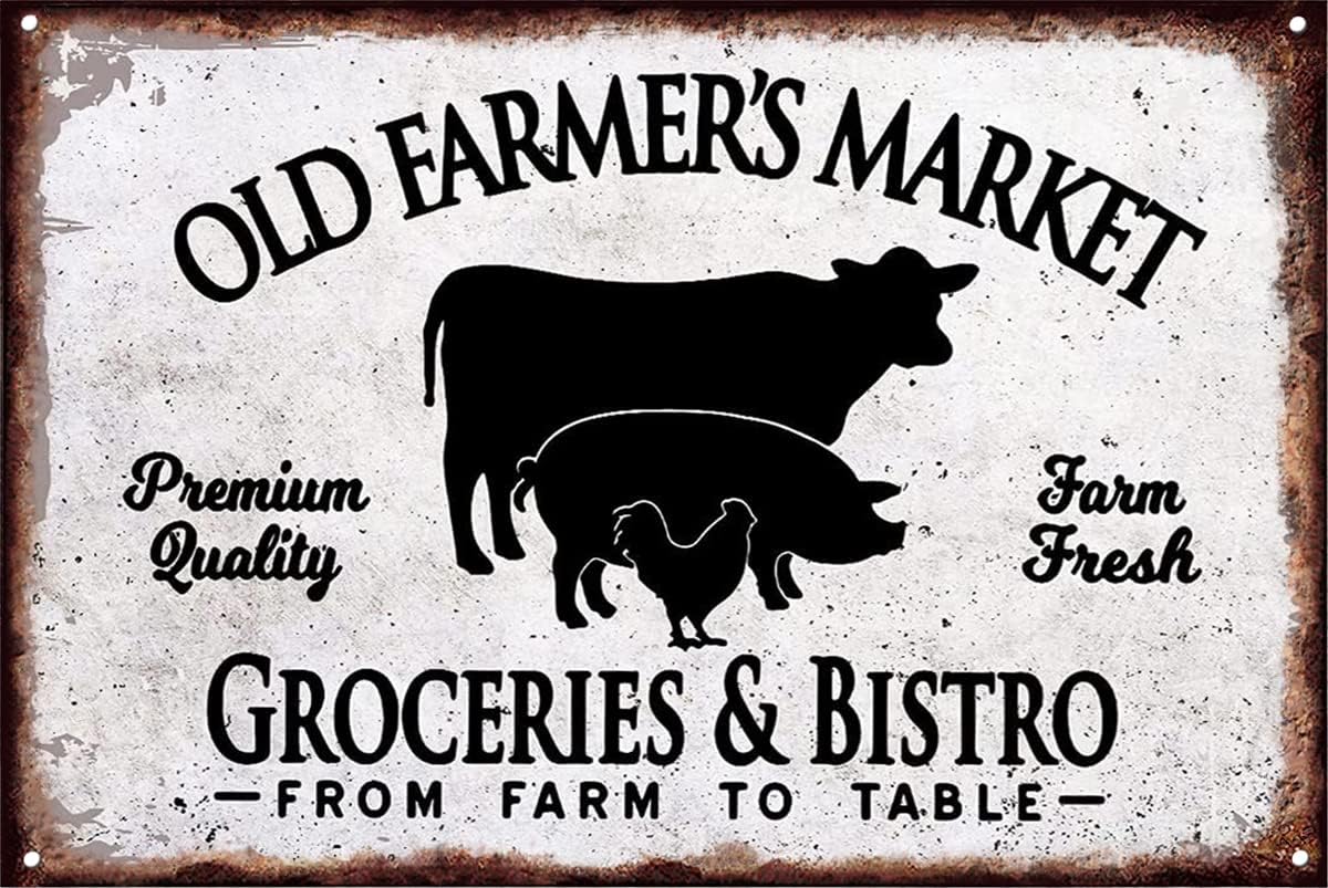 Funny Quote Old Farmers Market - Home Decor Quotes On Wall avaliação e preço
