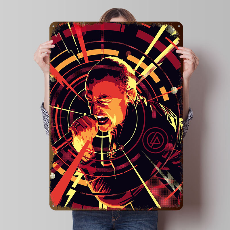 Chester Bennington Vector Art  - Home Decor Vector avaliação e preço