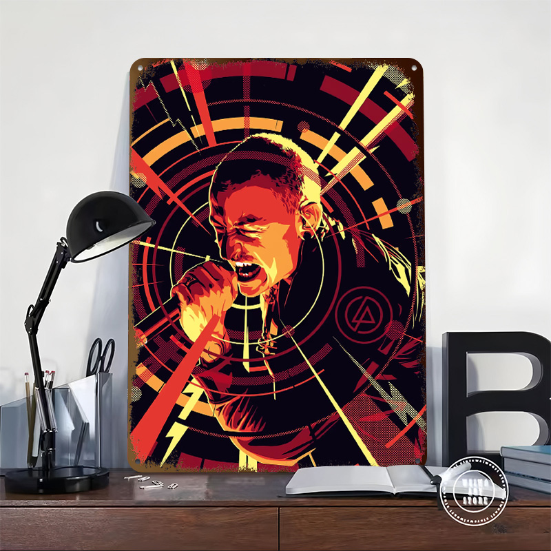 Chester Bennington Vector Art  - Home Decor Vector avaliação e preço