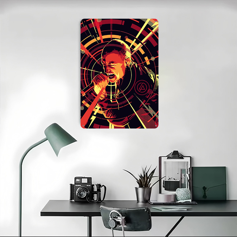 Chester Bennington Vector Art  - Home Decor Vector avaliação e preço