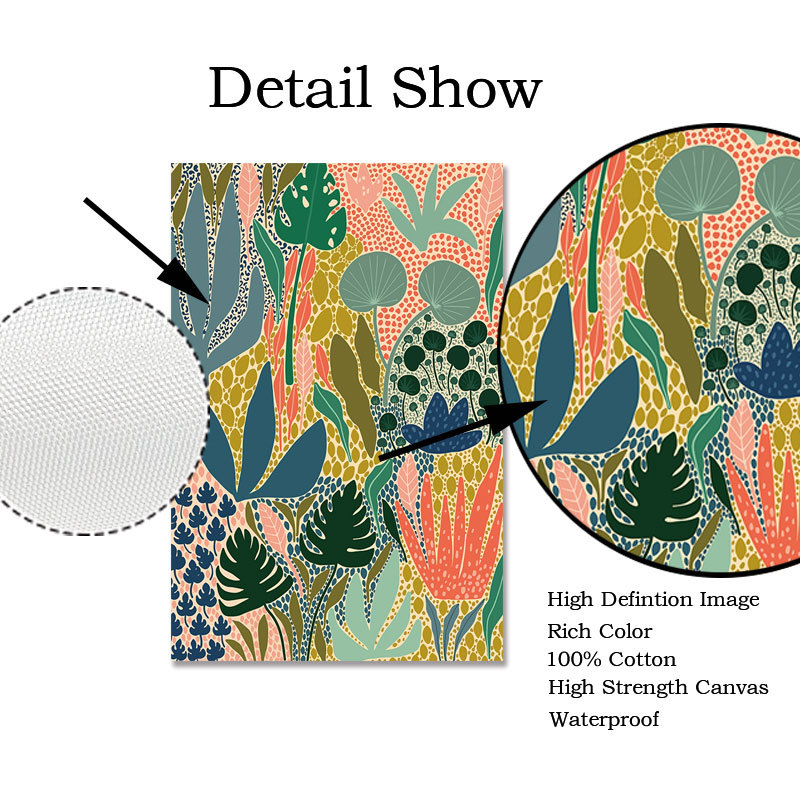 1pc frameless Vintage  Paintin - Home Decor Vase With Flowers avaliação e preço