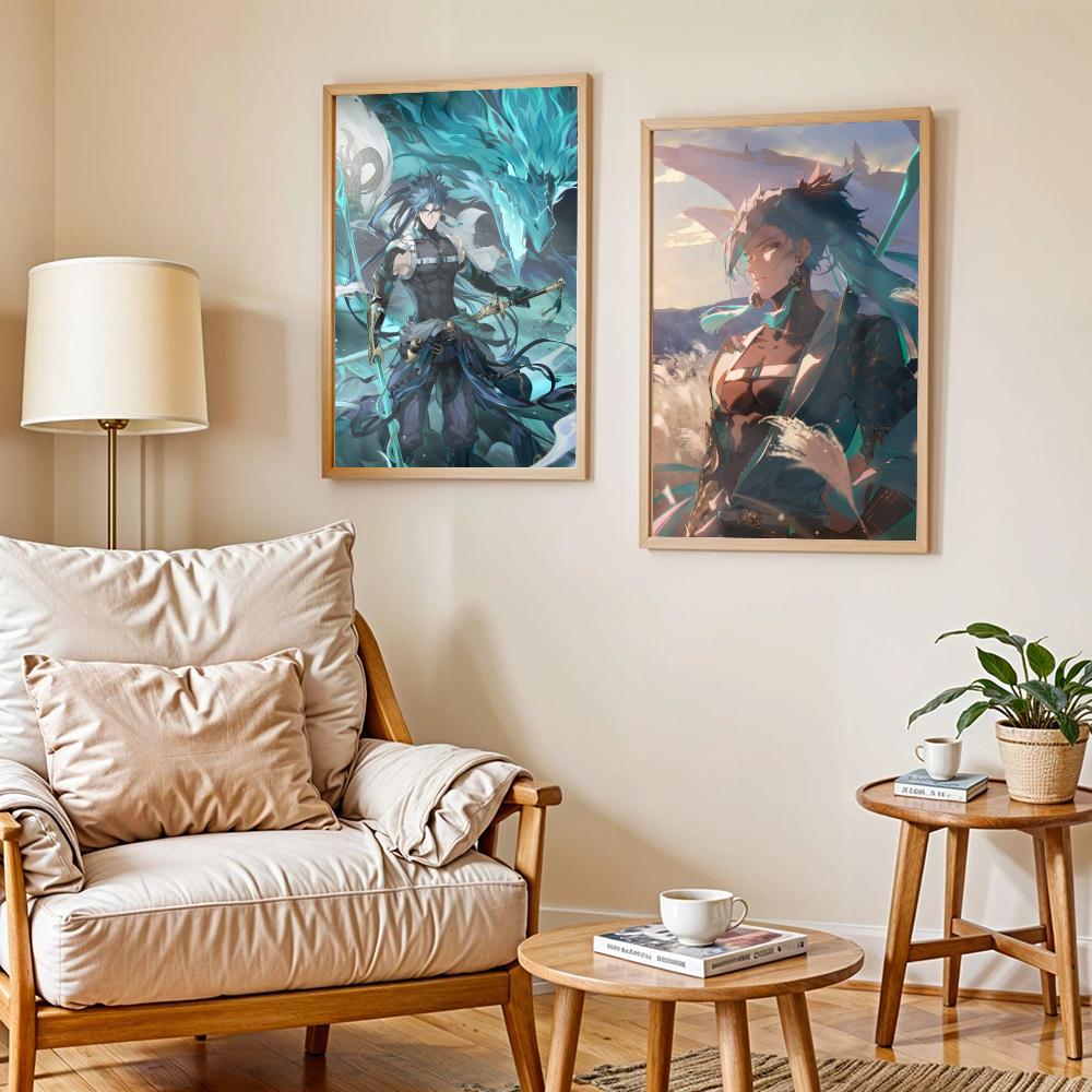 Wuthering Waves Jiyan Poster M - Home Decor Living Room Ideas avaliação e preço