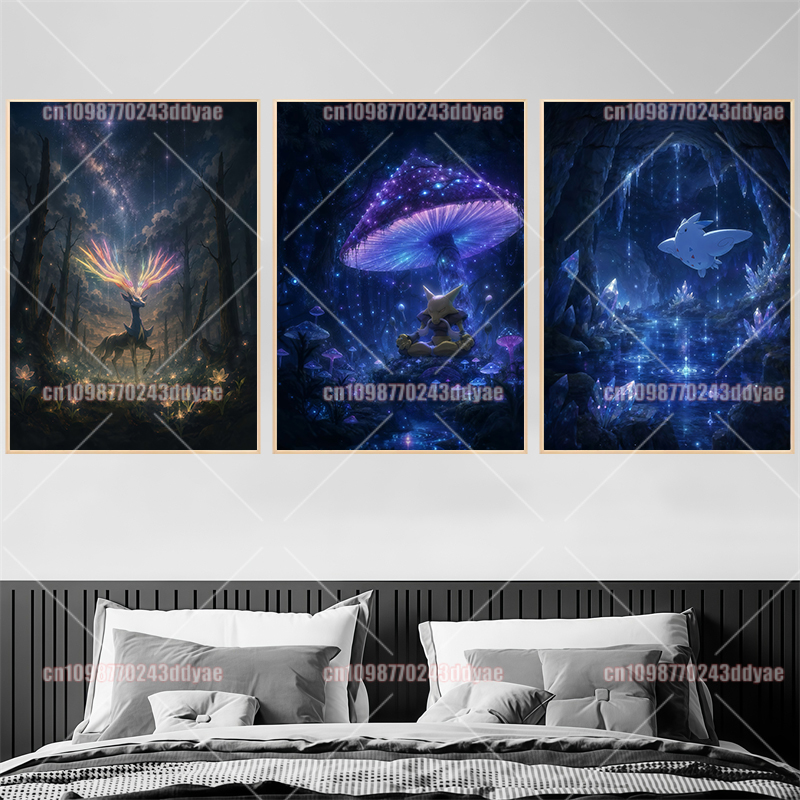 Anime Pokemon Character Origin - Home Decor Canvas avaliação e preço