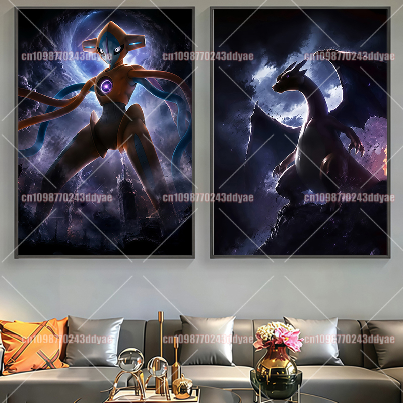 Anime Pokemon Character Origin - Home Decor Canvas avaliação e preço