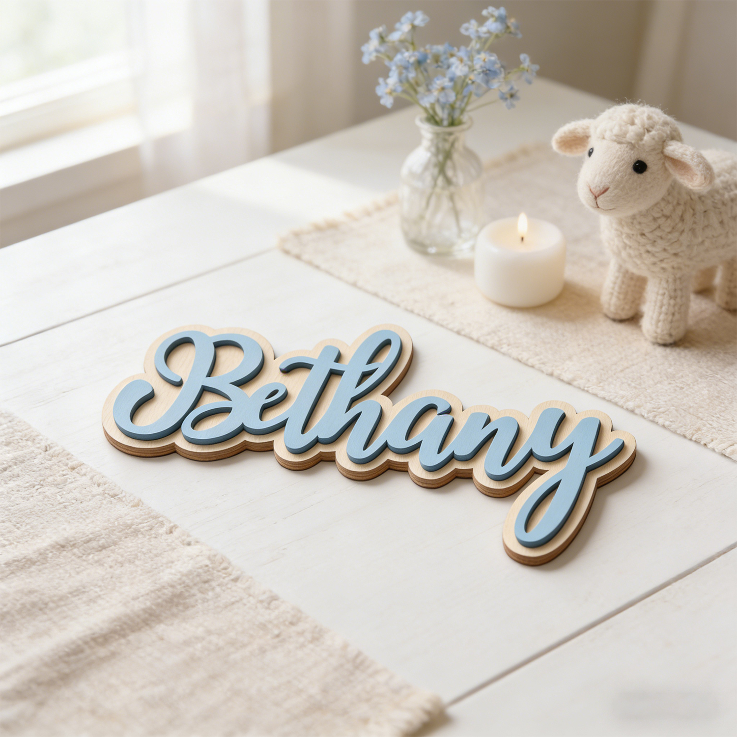 1 Personalized Double-layer Wo - Home Decor For Birthday avaliação e preço