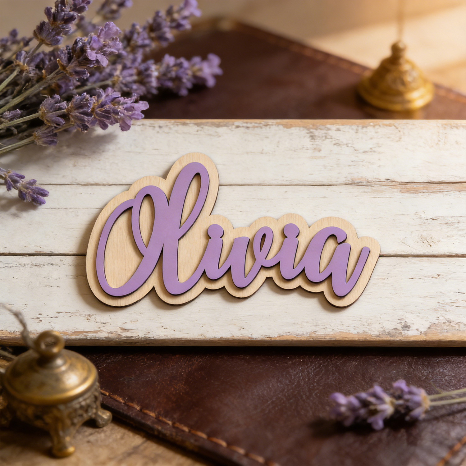 1 Personalized Double-layer Wo - Home Decor For Birthday avaliação e preço