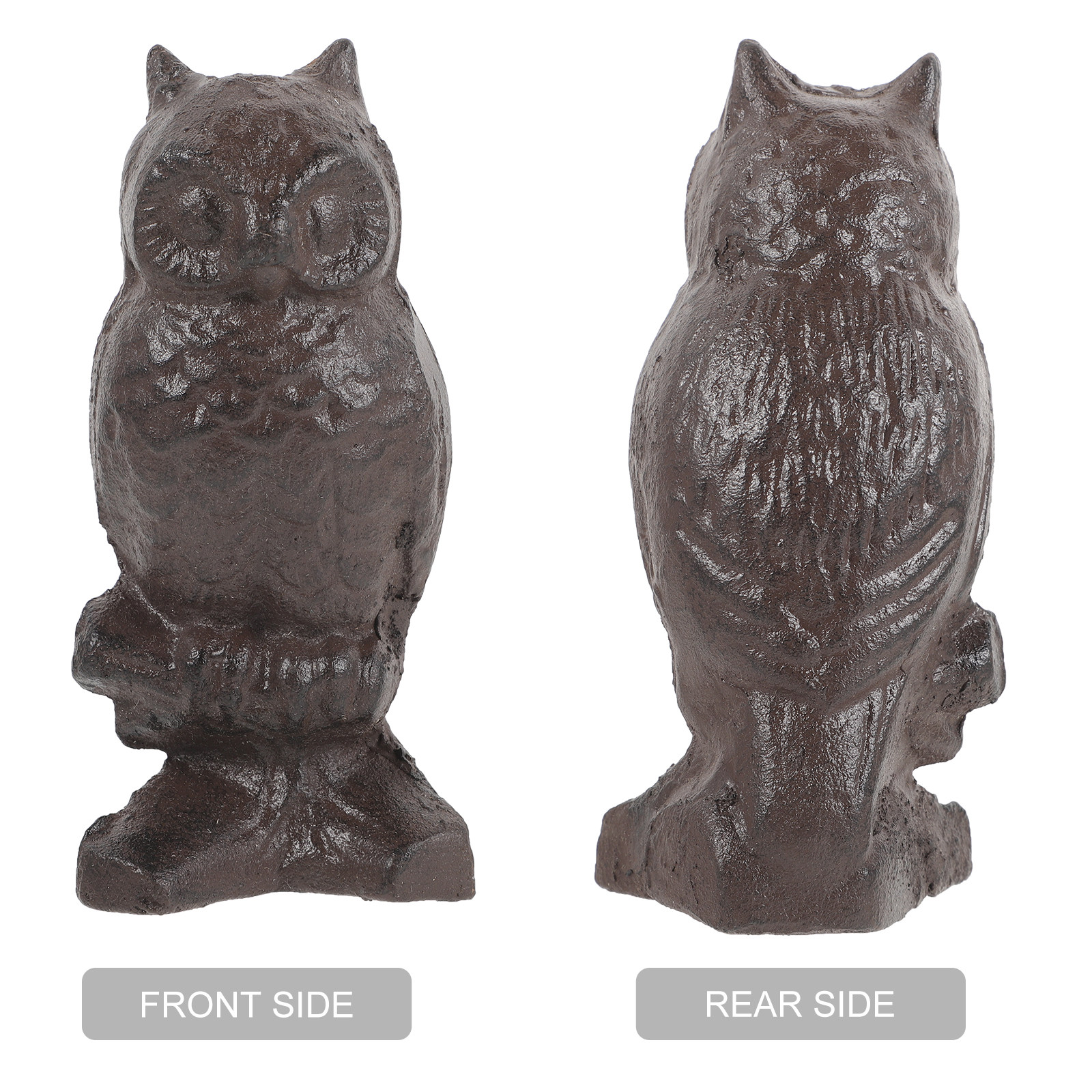 Lovely Owl Sculpture Iron Gard - Home Decor Garden Ideas avaliação e preço