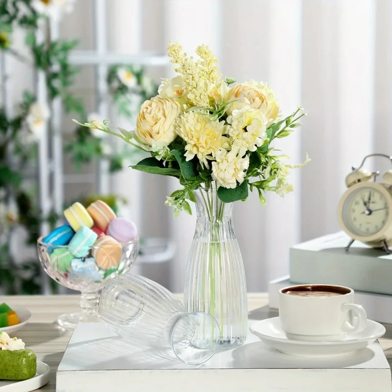 diy floral arranging vases set - Home Decor Vase With Flowers avaliação e preço