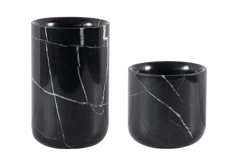 Customized Natural Marble Vase - Home Decor Vase With Flowers avaliação e preço
