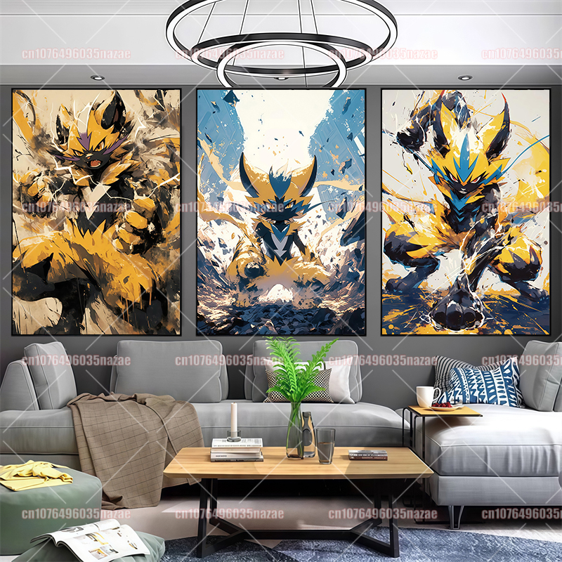 Anime Pokemon Canvas Painting  - Home Decor Canvas avaliação e preço