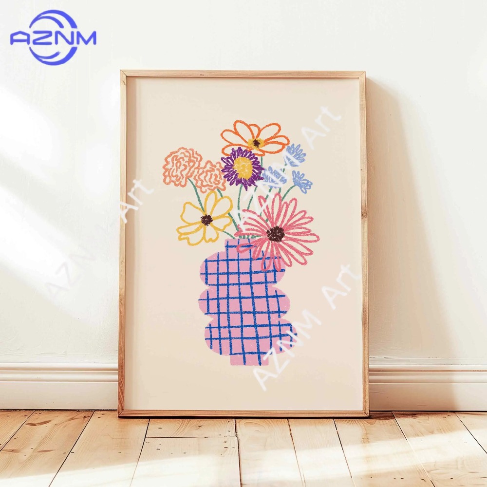 1/3pcs Abstract Flower Vase Pa - Home Decor Vase With Flowers avaliação e preço