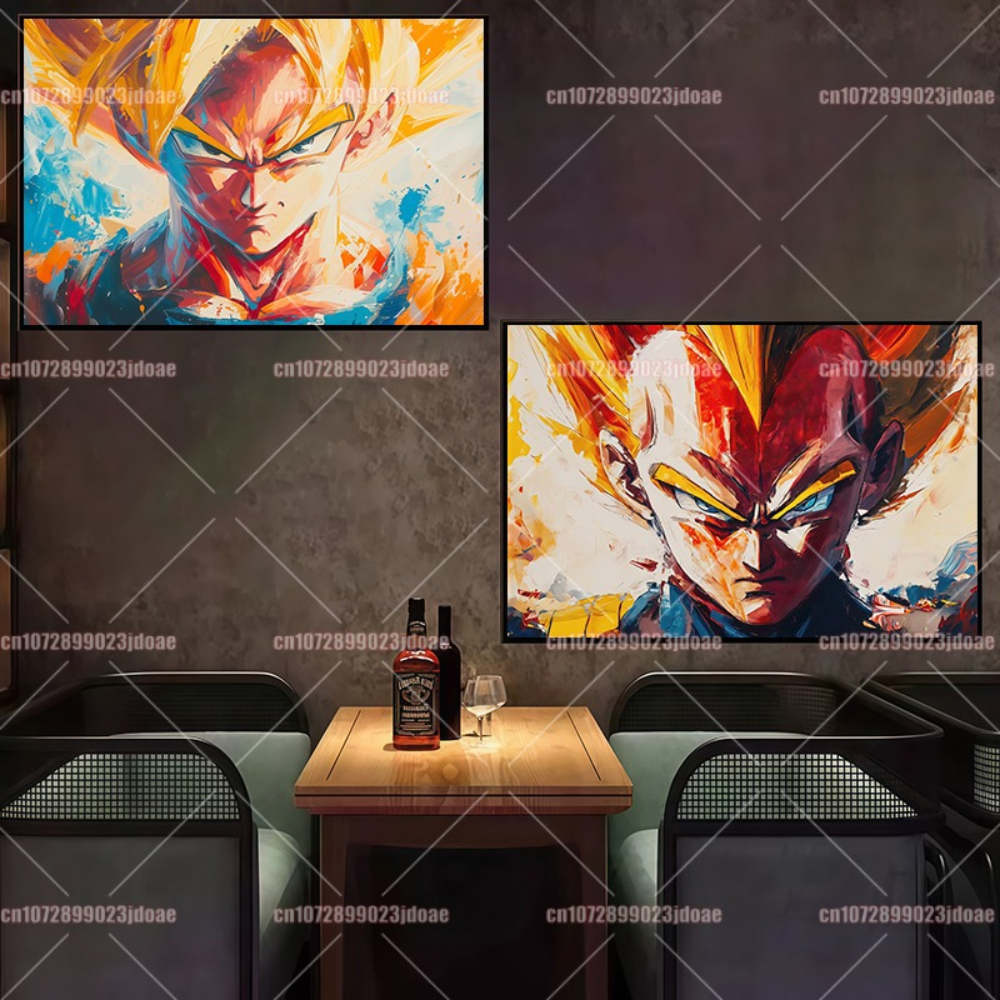 Dragon Ball Anime Wall Art - V - Home Decor Canvas avaliação e preço