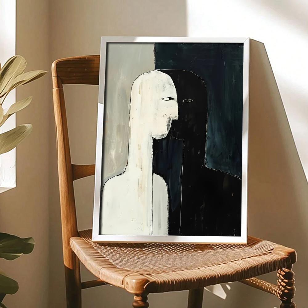 Dark Paintings Art Design Post - Home Decor Living Room Ideas avaliação e preço