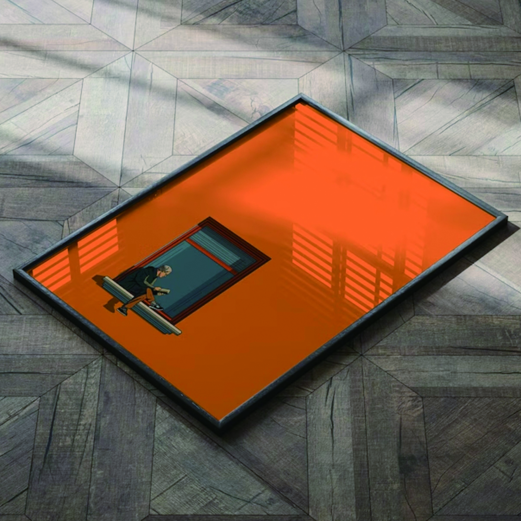 Orange Minimalist Dopamine War - Home Decor Nepal avaliação e preço