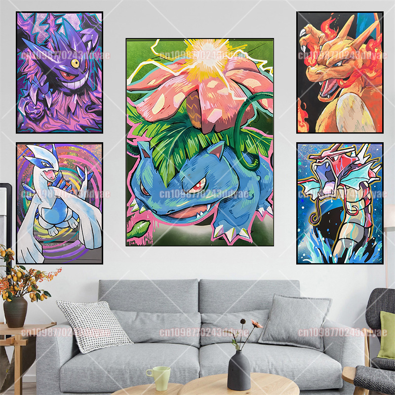 Pokémon Poster Canvas Print Tr - Home Decor Canvas avaliação e preço