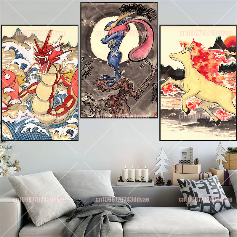 Pokémon Poster Canvas Print Tr - Home Decor Canvas avaliação e preço