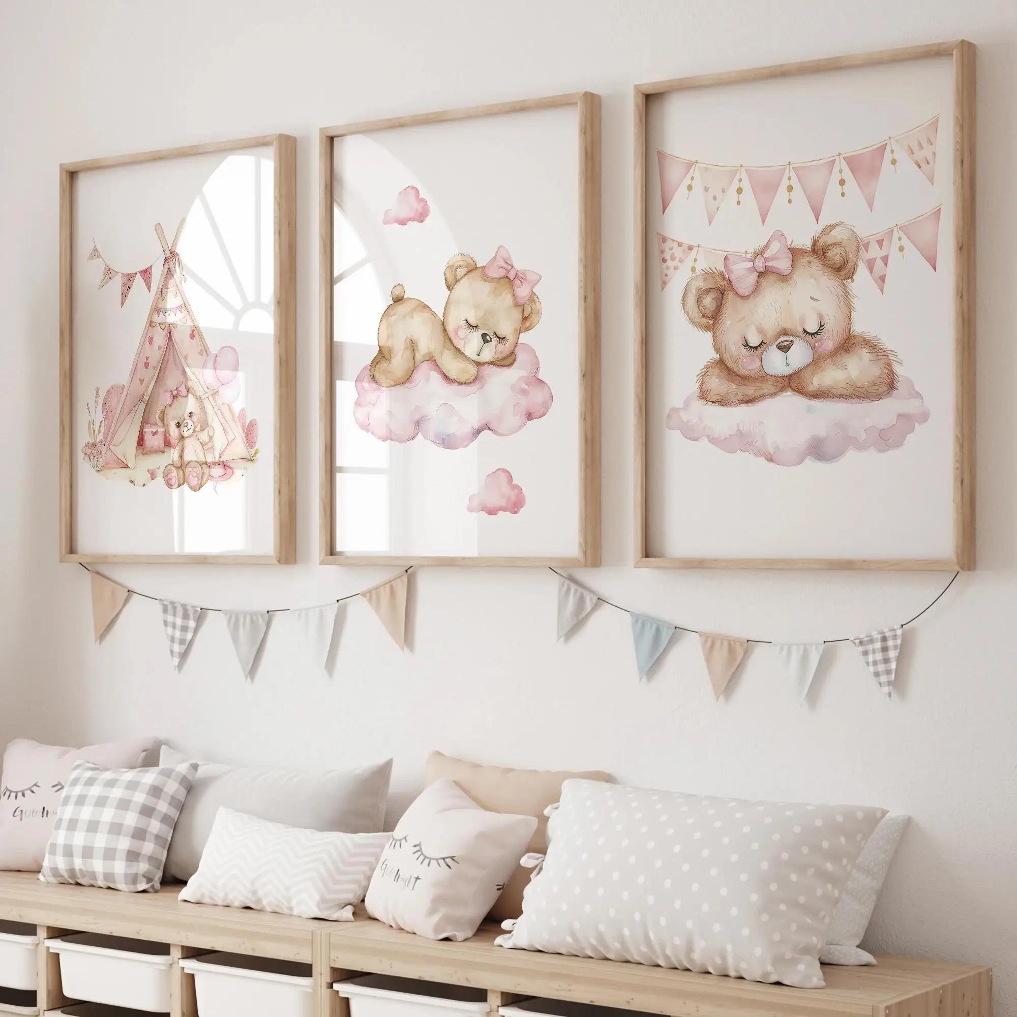 Pink Dream Bear Carousel Tent  - Home Decor Nepal avaliação e preço