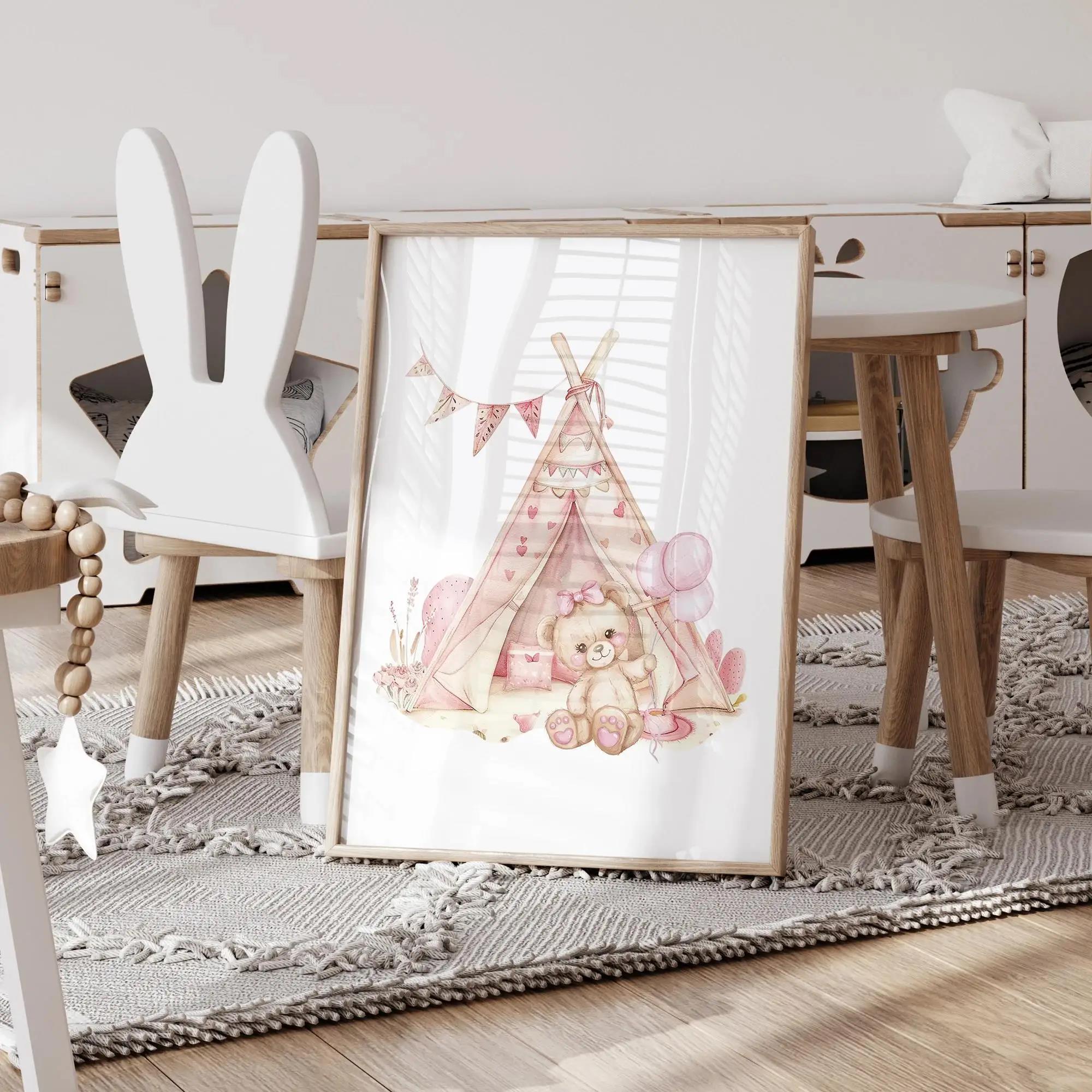 Pink Dream Bear Carousel Tent  - Home Decor Nepal avaliação e preço