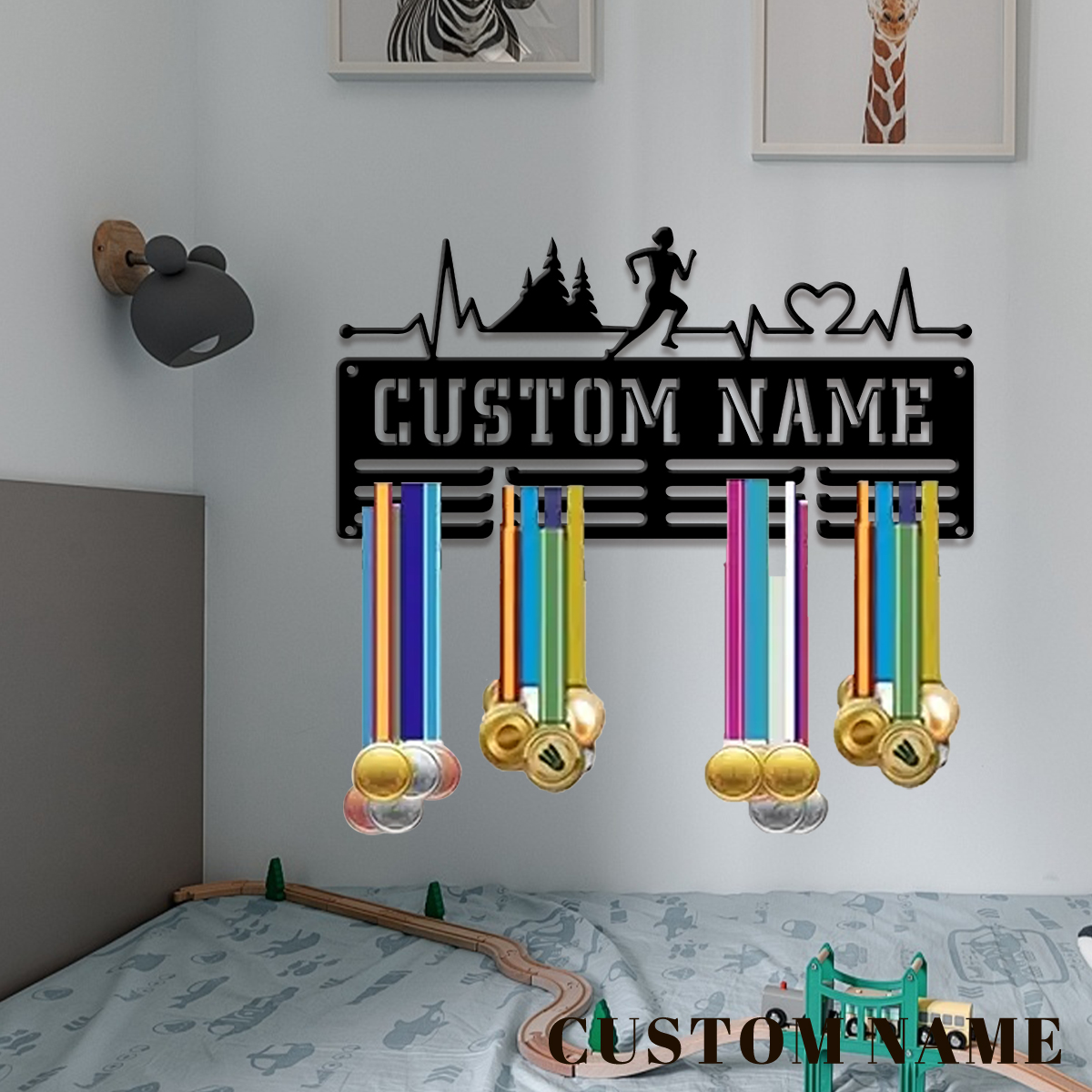 custom Marathon Sports Metal m - Home Decor For Birthday avaliação e preço