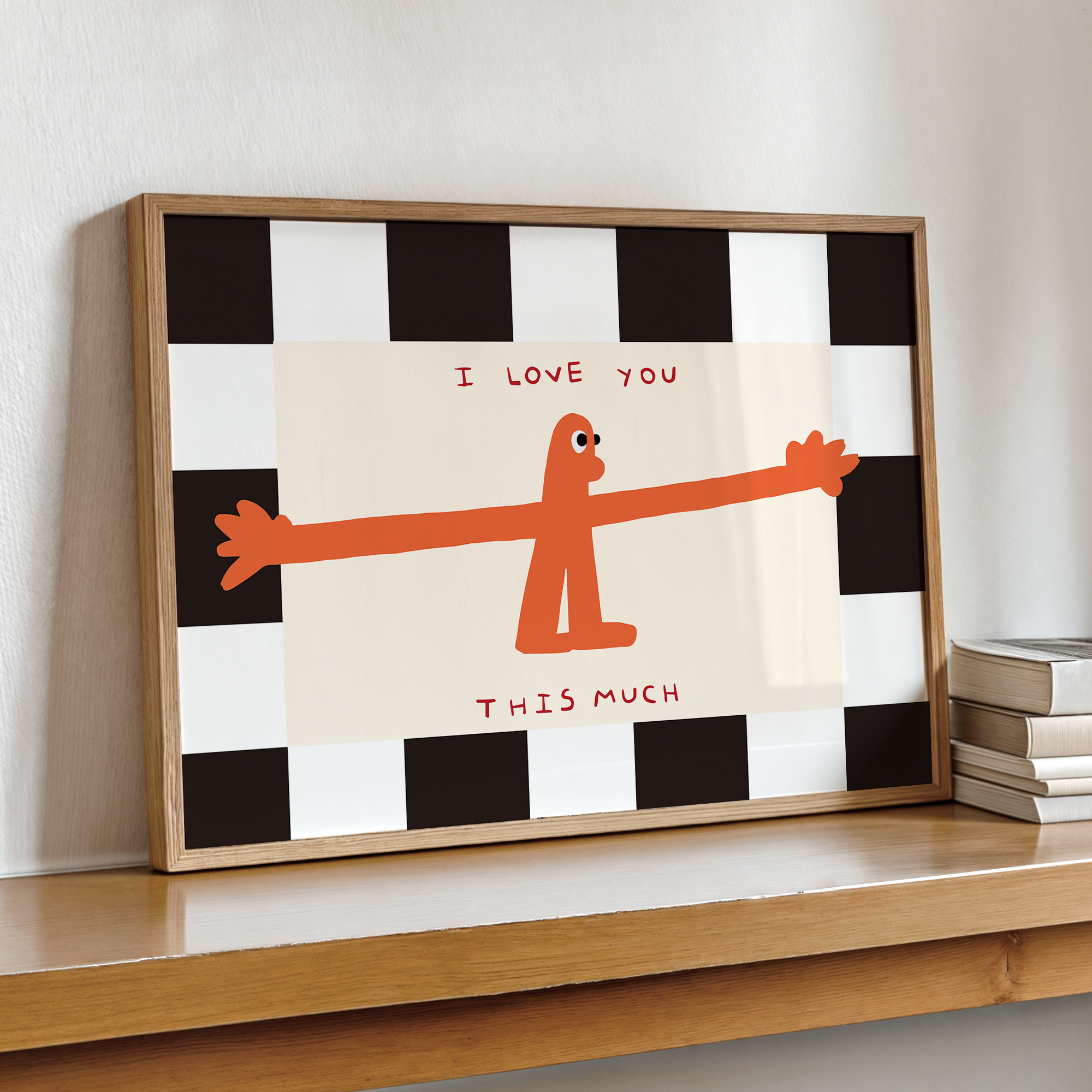 I Love You This Much Quote Wal - Home Decor Nepal avaliação e preço