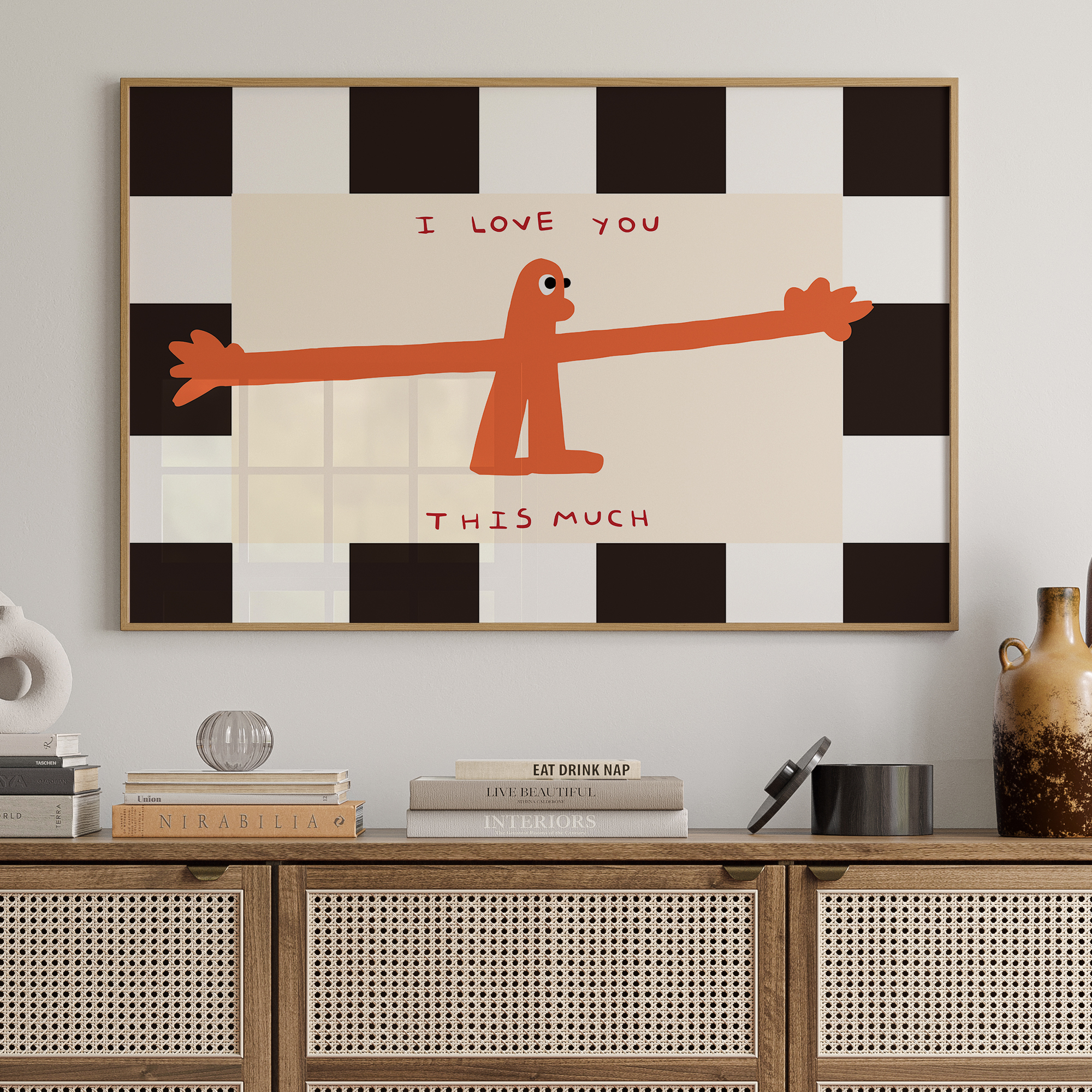 I Love You This Much Quote Wal - Home Decor Nepal avaliação e preço