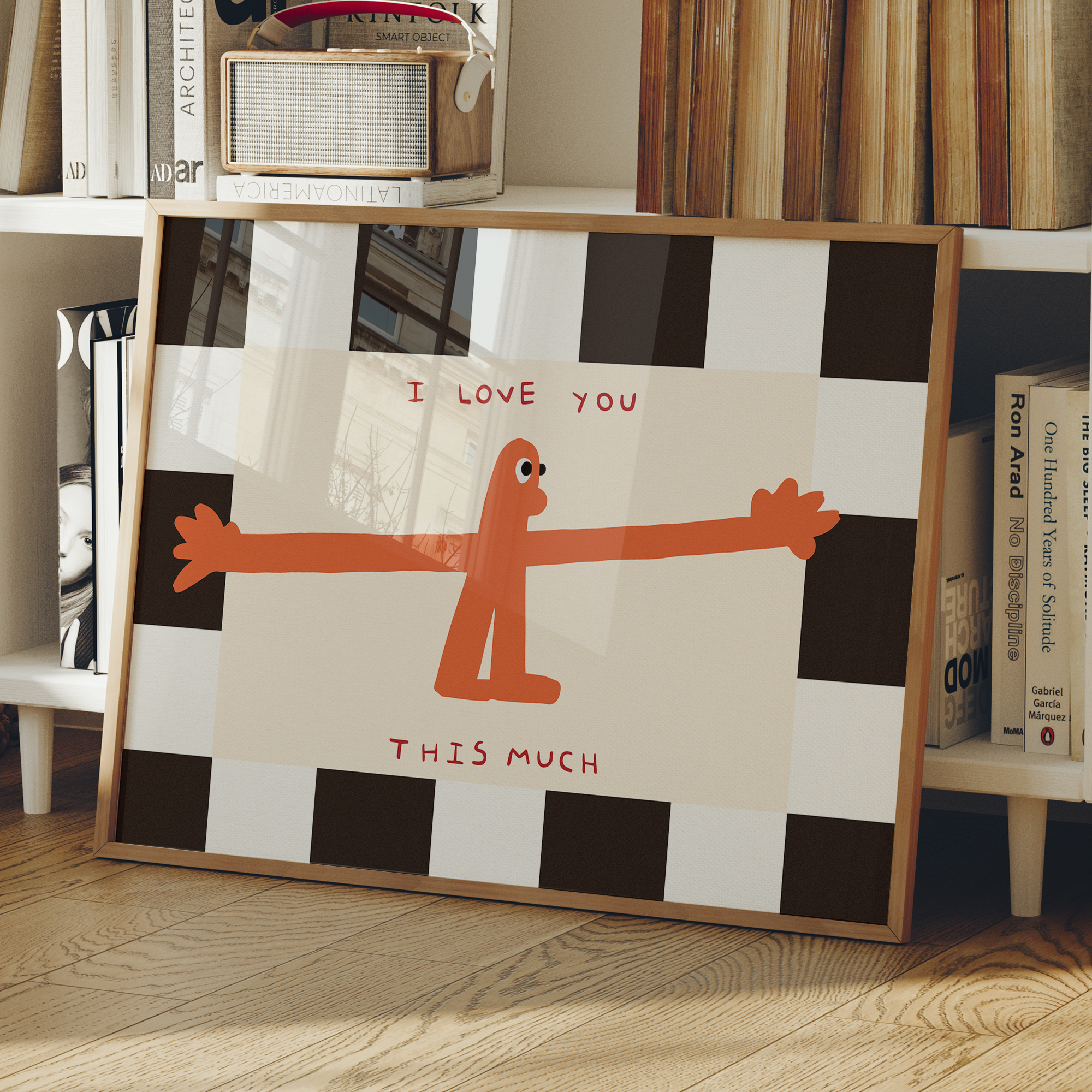 I Love You This Much Quote Wal - Home Decor Nepal avaliação e preço