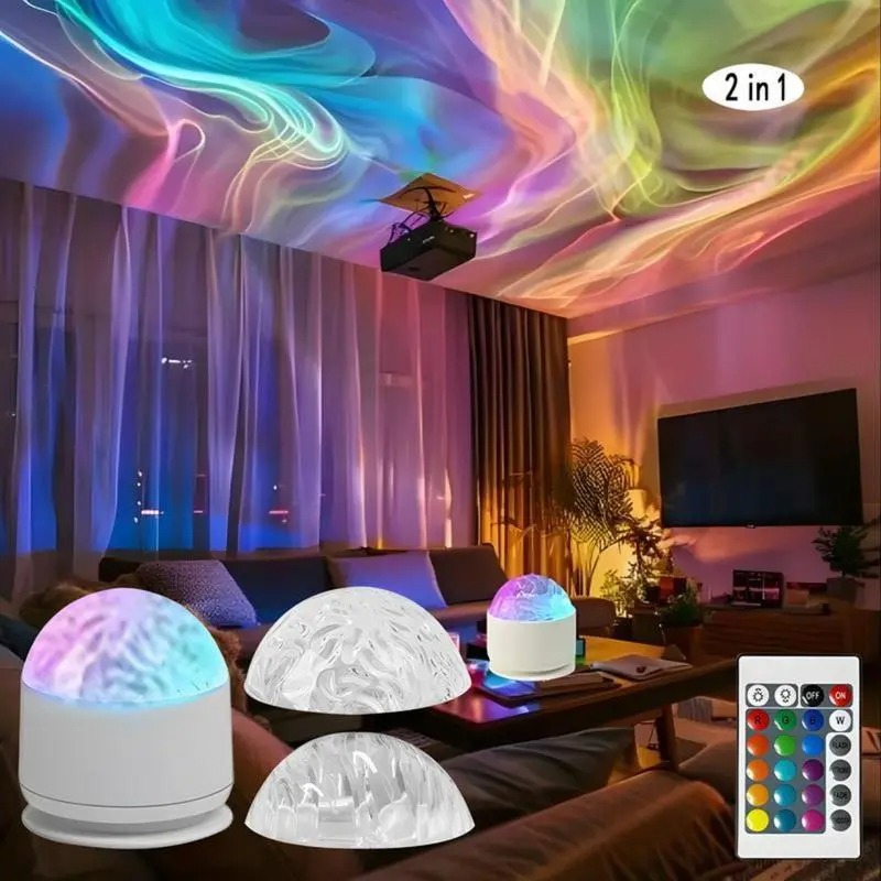 1pcs 2-in-1 Aurora Borealis &  - Home Decor Living Room Ideas avaliação e preço