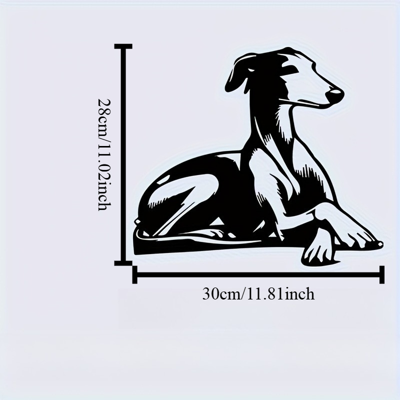 Modern Iron Dog Wall Sculpture - Home Decor Garden Ideas avaliação e preço