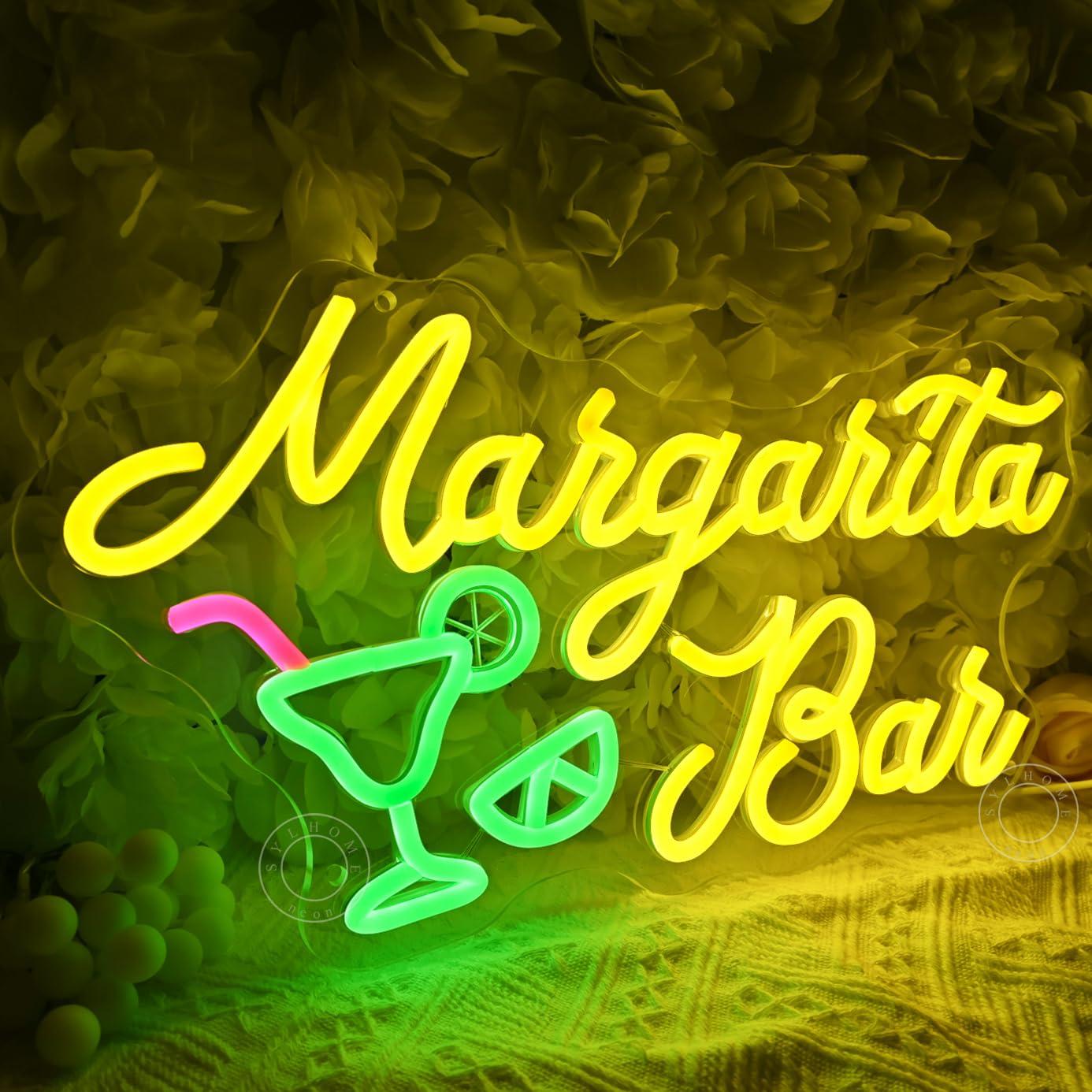 Margarita Bar Neon Sign Dimmab - Home Decor For Birthday avaliação e preço