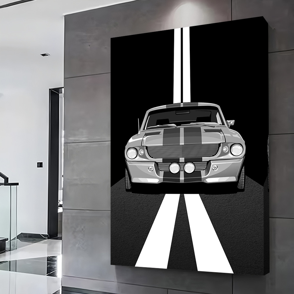 1967 Muscle Car Vector Art Pri - Home Decor Vector avaliação e preço