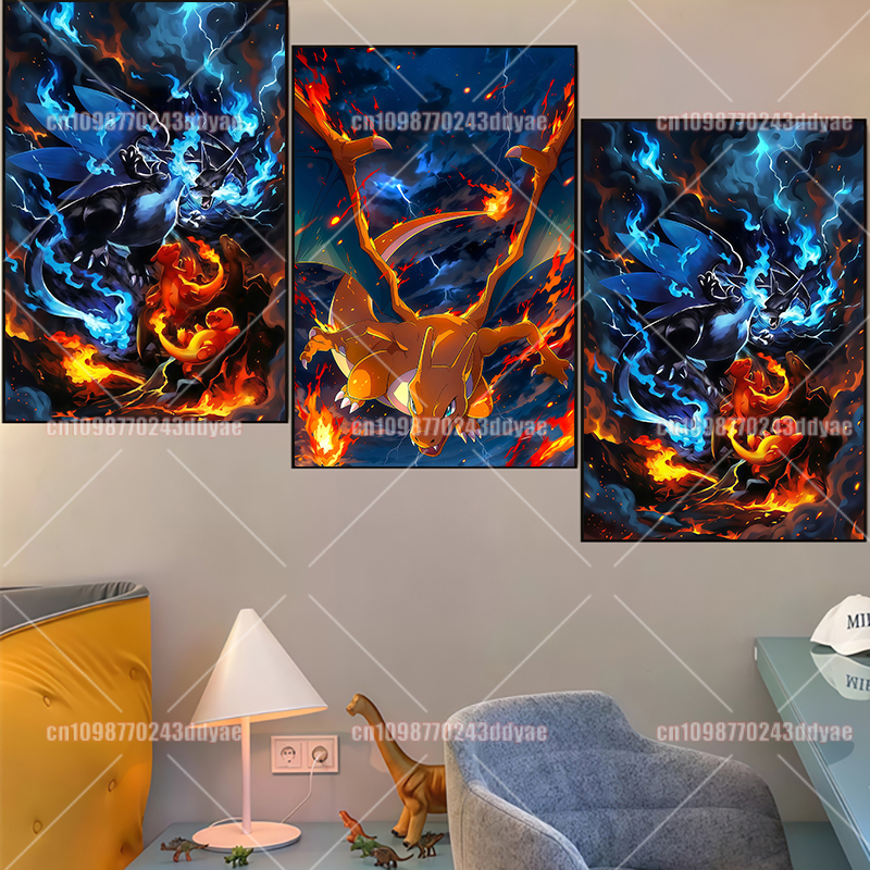 Anime Pokemon Canvas Painting  - Home Decor Canvas avaliação e preço