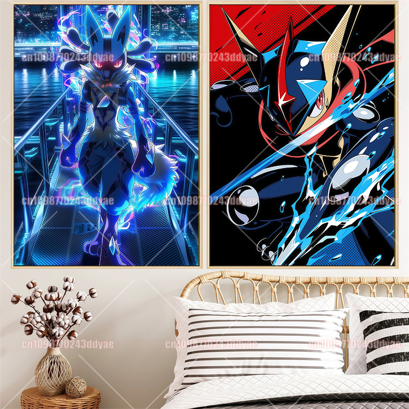 Anime Pokemon Canvas Painting  - Home Decor Canvas avaliação e preço