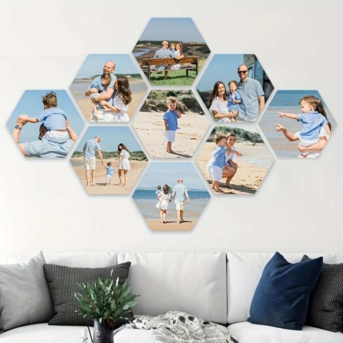 Custom Wall Decor — Modern Hex - Home Decor For Birthday avaliação e preço