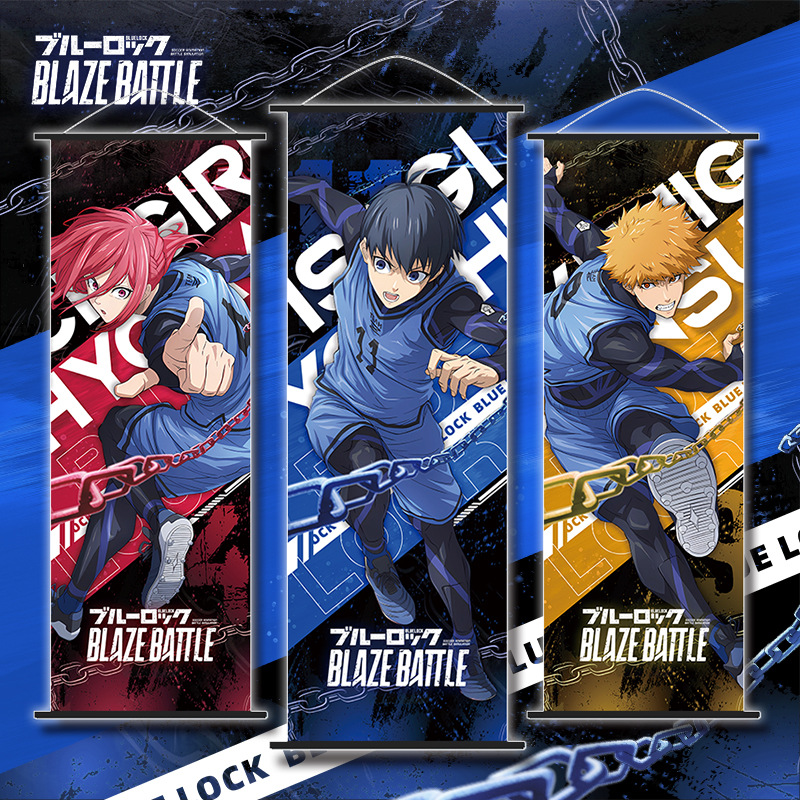 Anime Blue Lock Scroll Canvas  - Home Decor Canvas avaliação e preço