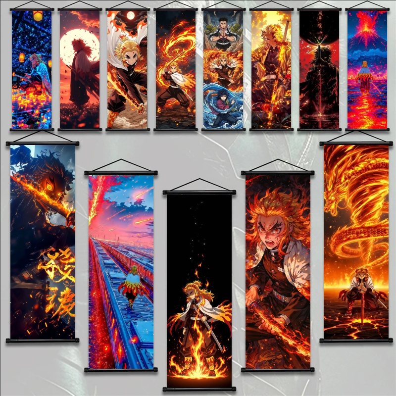 Demon Slayer Kyojuro Rengoku H - Home Decor Nepal avaliação e preço