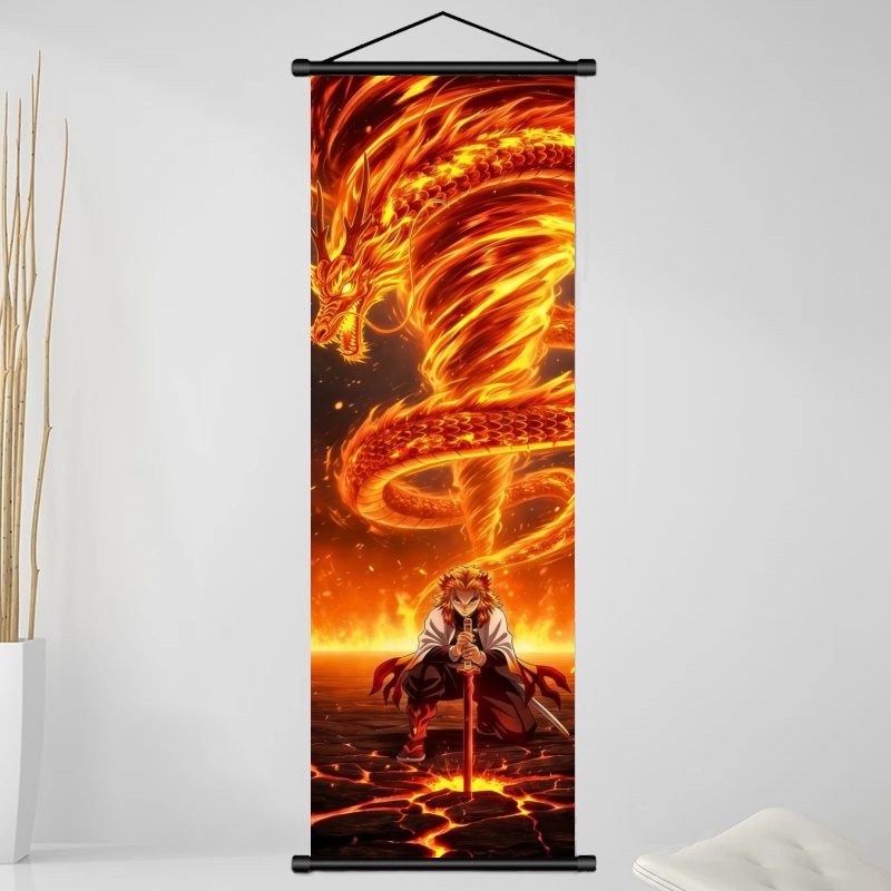 Demon Slayer Kyojuro Rengoku H - Home Decor Nepal avaliação e preço