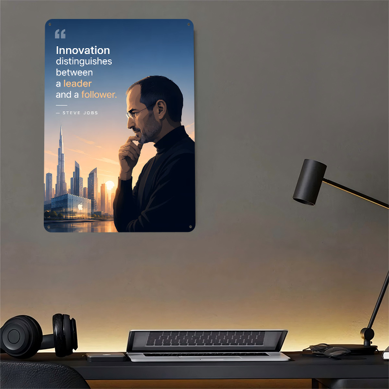 Steve Jobs Quote on Innovation - Home Decor Quotes On Wall avaliação e preço
