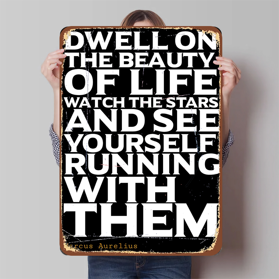 Dwell on the Beauty of Life Ma - Home Decor Quotes On Wall avaliação e preço