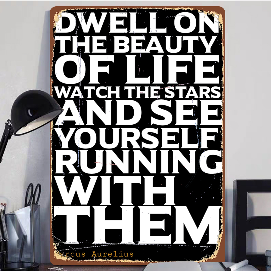 Dwell on the Beauty of Life Ma - Home Decor Quotes On Wall avaliação e preço
