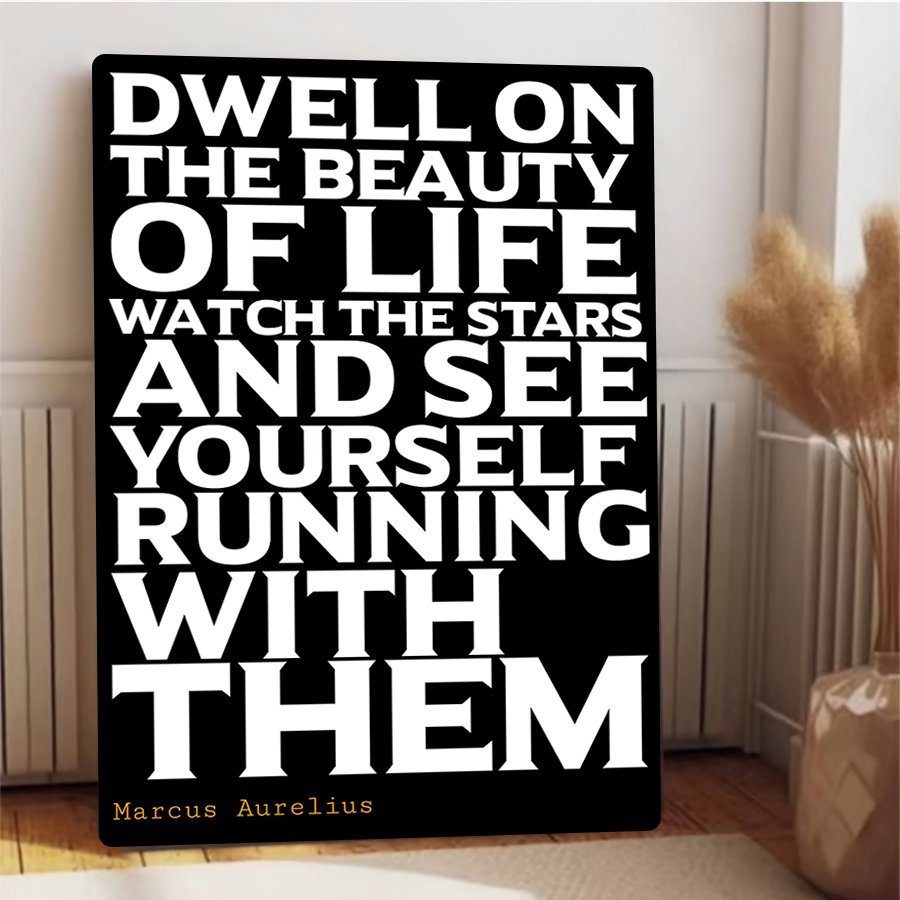 Dwell on the Beauty of Life Ma - Home Decor Quotes On Wall avaliação e preço