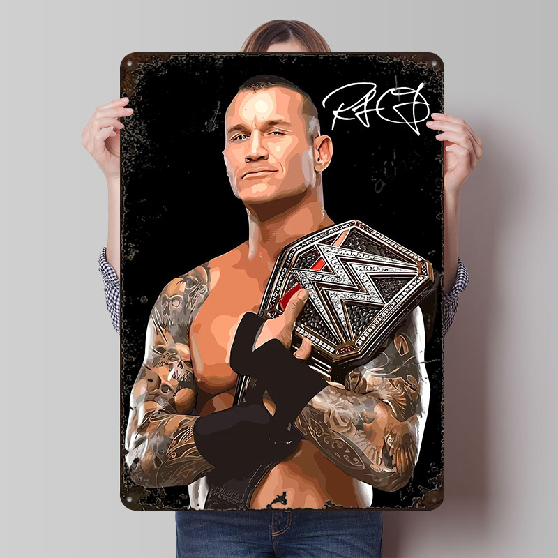 Randy Orton Champion Vector Pr - Home Decor Vector avaliação e preço