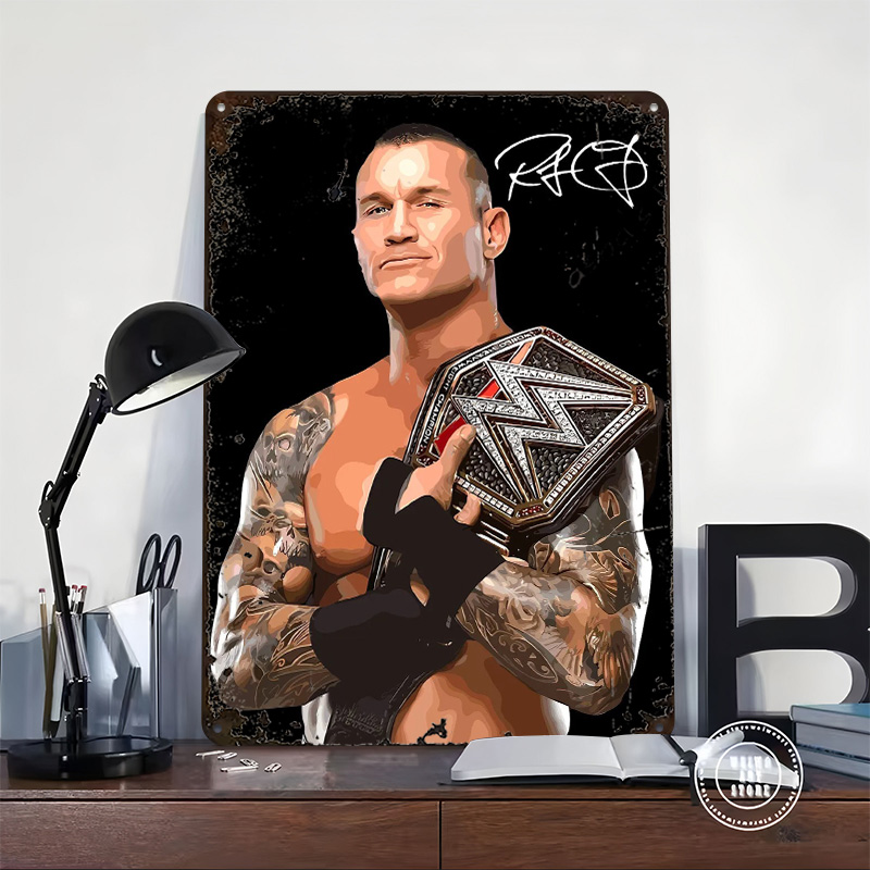 Randy Orton Champion Vector Pr - Home Decor Vector avaliação e preço