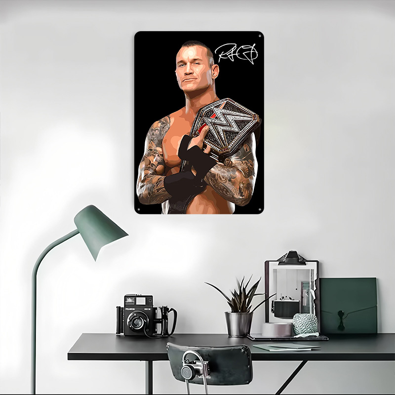 Randy Orton Champion Vector Pr - Home Decor Vector avaliação e preço
