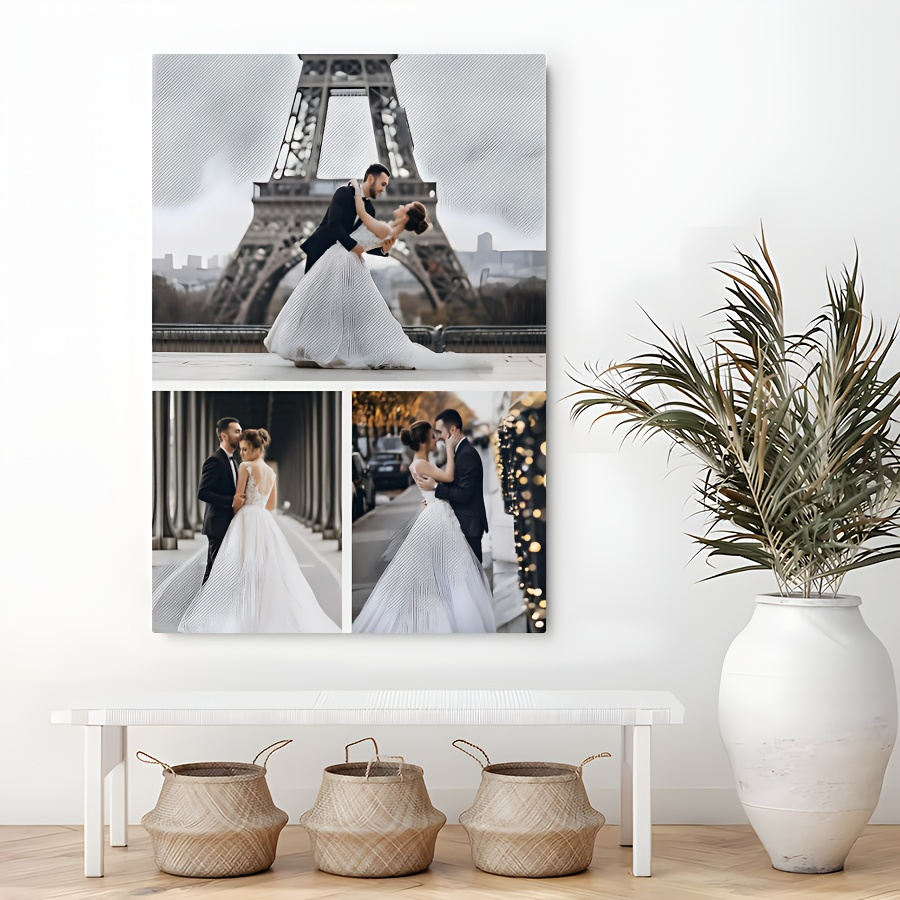 2D flat-1pc Framed Canvas Canv - Home Decor Canvas avaliação e preço